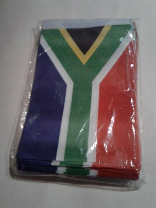 100 IN A PACK S.A. FLAG FOR SPORTS ETC...-SEE DESCRIPTION