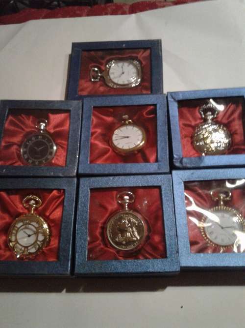 7 X CLASSIC POCKETWATCH  (TO CHOSE OR TAKE ALL )