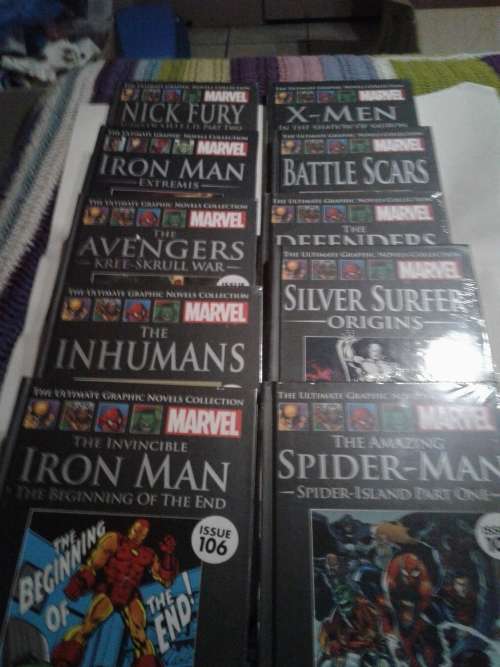 10 X THE ULTIMATE GRAPHIC NOVELS COLLECTION MARVELS HARDCOVER COMICS  (TO CHOSE OR TAKE ALL )