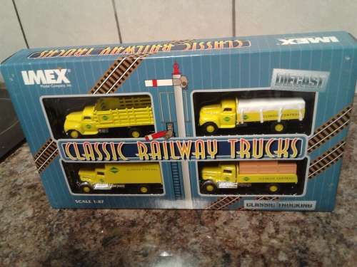 4 IN A PACK SCALE 1:87 DIECAST METAL CLASSIC RAILWAY TRUCK