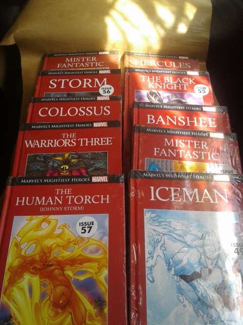 10 X MARVELS MIGHTIEST HEROES HARDCOVER COMICS  (TO CHOSE OR TAKE ALL )