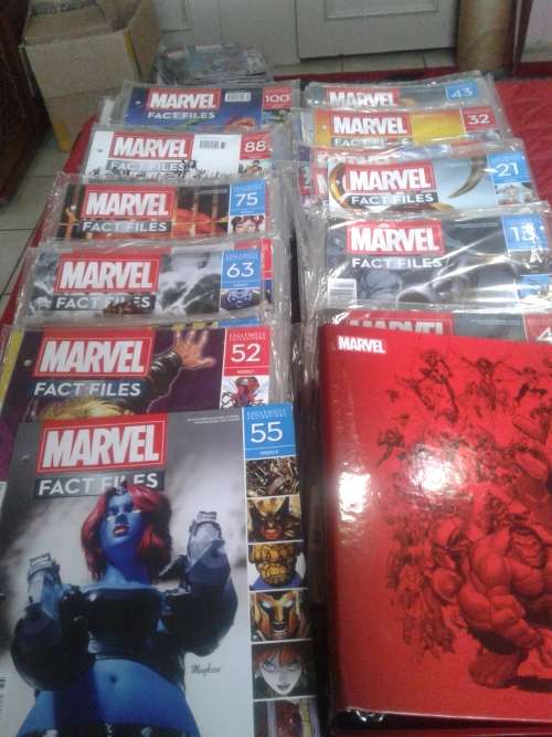 65 ISSUES OF MARVEL FACT FILE MAGAZINES (1 TO 100)SEE DESCRIPTION