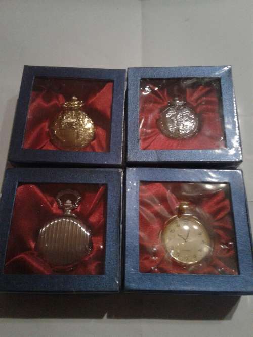 4 X CLASSIC METAL POCKETWATCH  (TO CHOSE OR TAKE ALL )