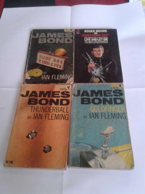 4 X COLLECTORS JAMES BOND NOVELS(ONE PRICE FOR ALL)