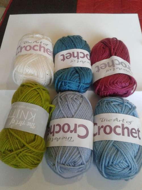48 X 25G CROCHET WOOL (8 OF 6 SHADES EACH)