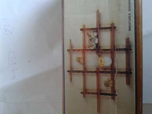 5 TIER WOODEN WALL SHELF  (WALNUT FINISH )MADE IN TAIWAN ,TO BE ASSEMBLED