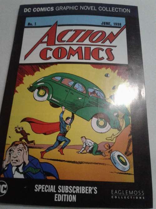 EAGLEMOSS COLEECTION D.C. ACTIONN SPECIAL SUBSCRIBER'S  EDITION PAPERBACK COMIIC (JUNE 1938)