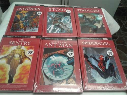 6 X MARVELS MIGHTIEST HEROES (HARDCOVER COMICS)TO CHOSE OR TAKE ALL.