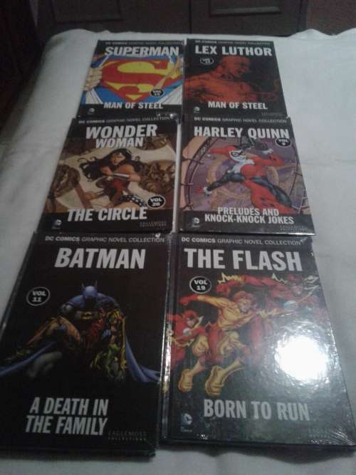 6 X DC HARDCOVER COMICS  (TO CHOSE OR TAKE ALL )