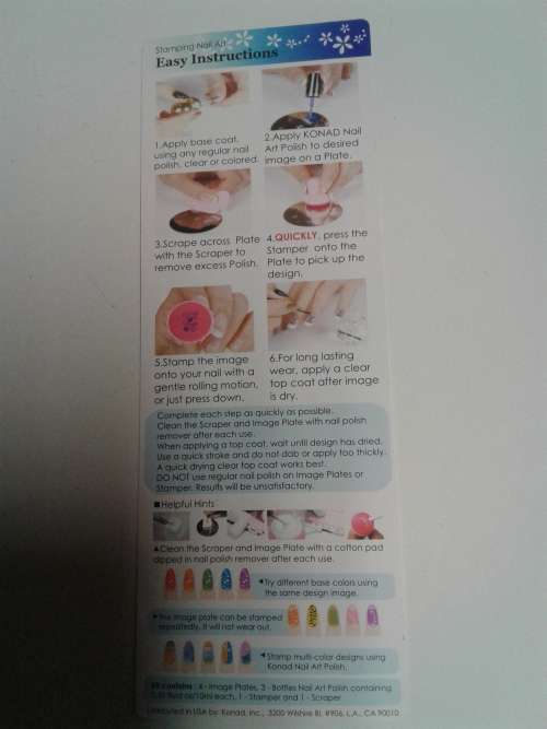 STAMPING NAIL ART SET(KONAD)