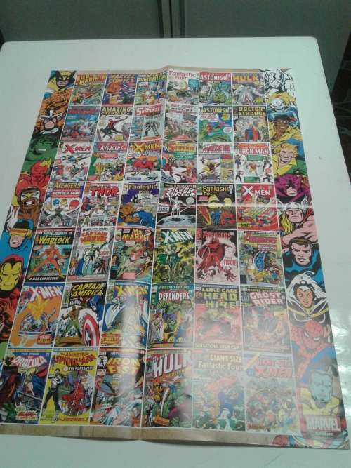 COLLECTORS MARVEL WALL  POSTER