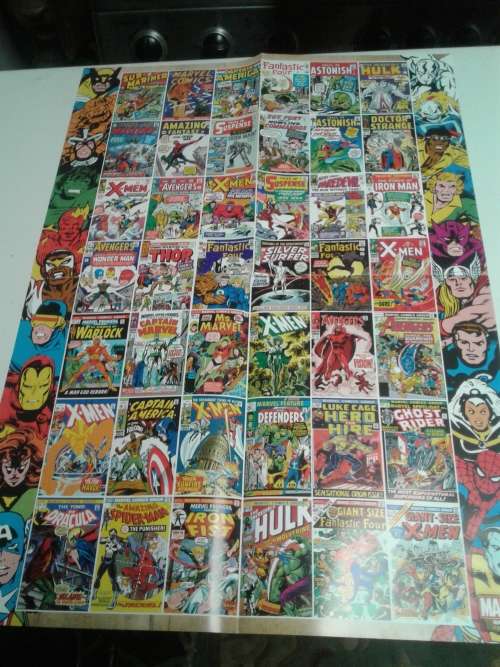 COLLECTORS MARVEL WALL  POSTER