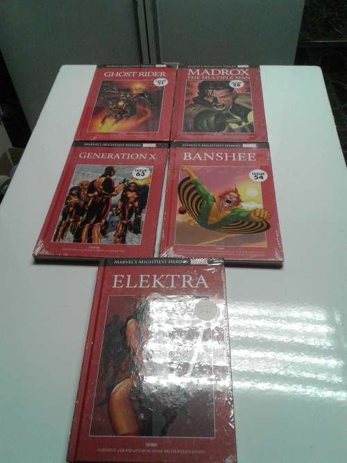 5X MARVELS MIGHTIEST HEROES HARDCOVER COMICS  (TO CHOSE OR TAKE ALL )