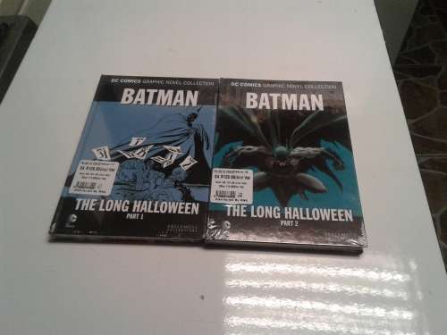 D.C. GRAPHIC NOVELS HARDCOVER COMICS,THE LONG HALLOWEEN PART ONE AND TWO,ONE BID