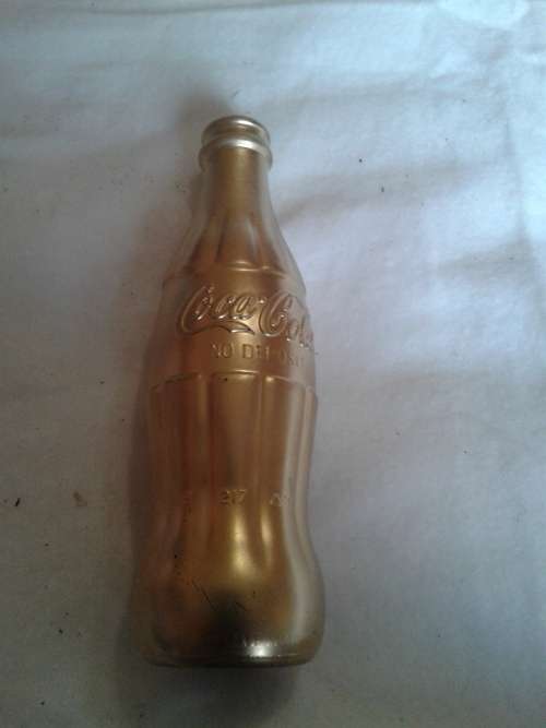 250ml COCA-COLA EMPTY GOLD BOTTLE