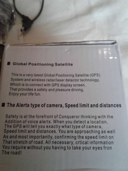 WIRELESS RADAR/LASER DETECTOR