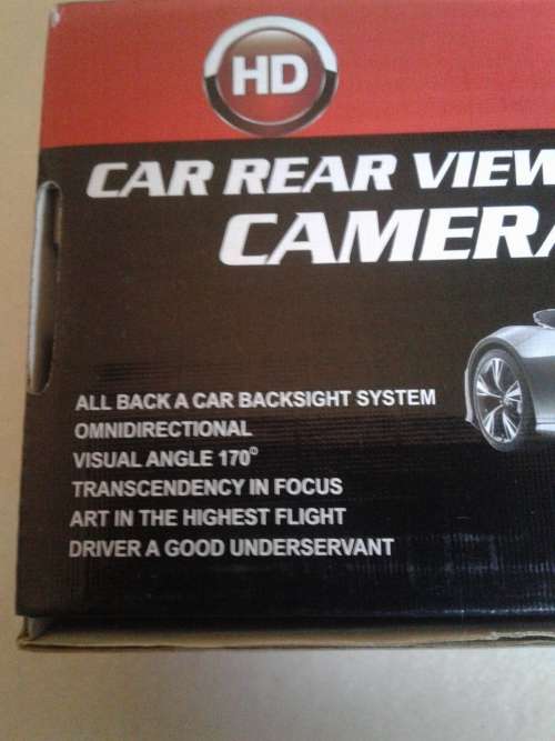 HD CAR REAR VIEW CAMERA