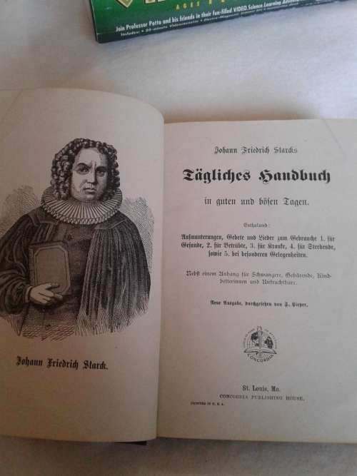 COLLECTORS GERMAN BIBLE ,HARDCOVER (PRINTED IN USA, 1900)