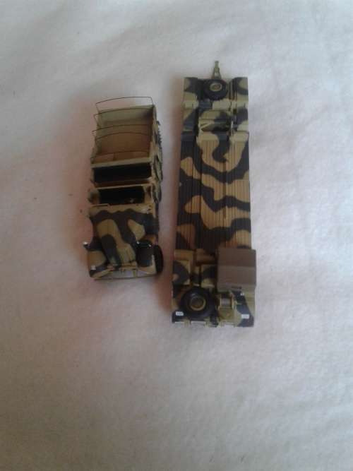 MILITARY TANK HORSE AND TRAILER MODEL(ONE PRICE FOR BOTH)