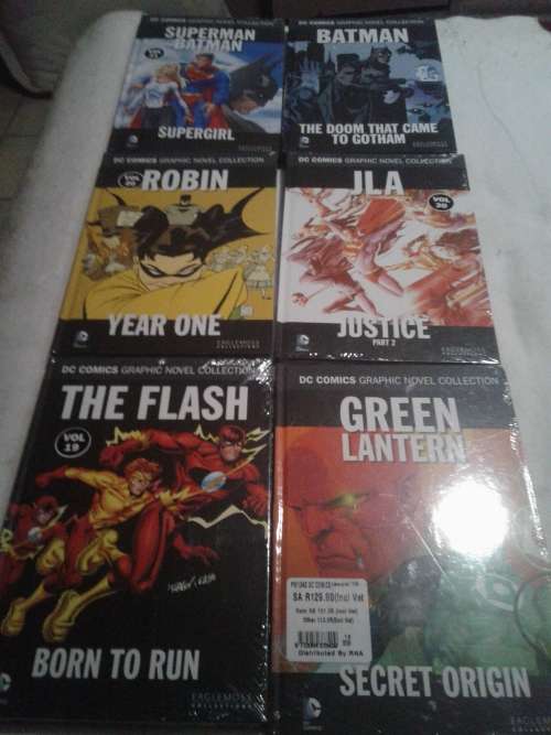 6 X D.C. HARDCOVER COMICS, TO CHOSE OR TAKE ALL