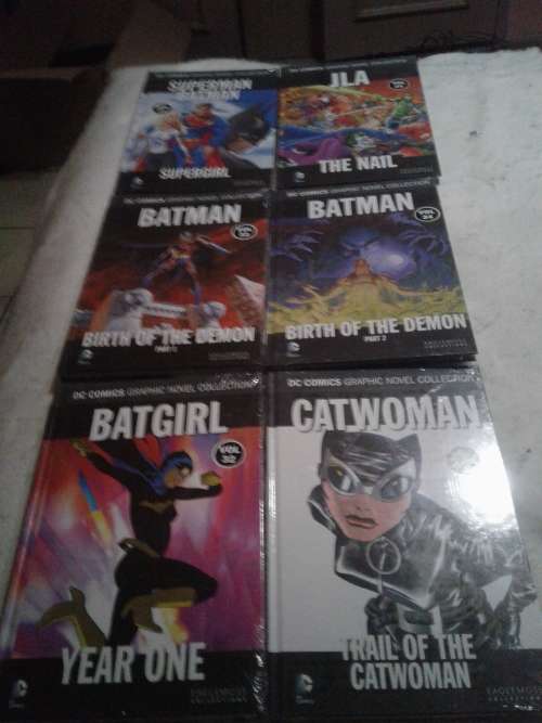 6 X D.C. HARDCOVER COMICS  (TO CHOSE OR TAKE ALL )