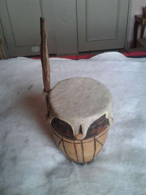 WOODEN DRUM AND STICK