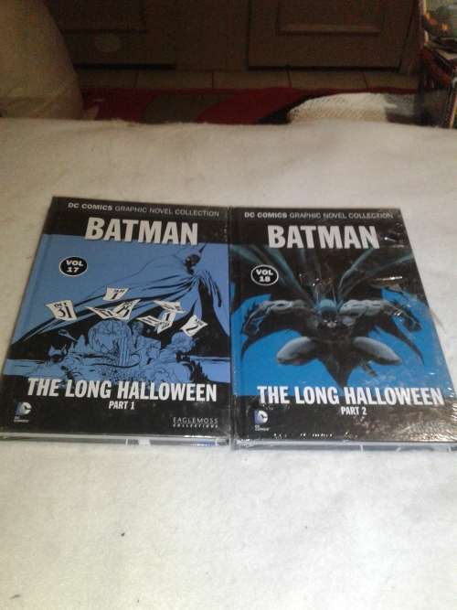 D.C. HARDCOVER COMICS, BATMAN THE LONG HALLOWEEN PART ONE AND TWO  (ONE BID)