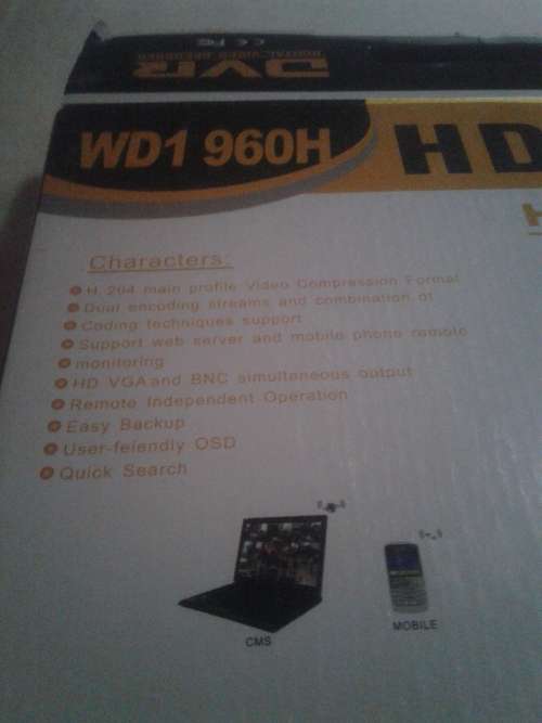 16 CHANNELS HD 3G P2P DVR,INCL.POWER SUPPLY AND MOUSE  (SUPPORT WEB SERVER AND MOBILE PHONE REMOTE)