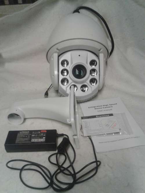 SUPER HIGH SPEED DOME CAMERA(VERY LARGE CAMERA)MONEY BACK GUARANTEE ,FITS IN A 45CM HEIGHT BOX