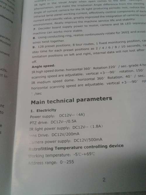 SUPER HIGH SPEED DOME CAMERA(VERY LARGE CAMERA)MONEY BACK GUARANTEE ,FITS IN A 45CM HEIGHT BOX