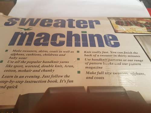 VINTAGE SWEATER MACHINE (MADE IN ENGLAND)UNUSED