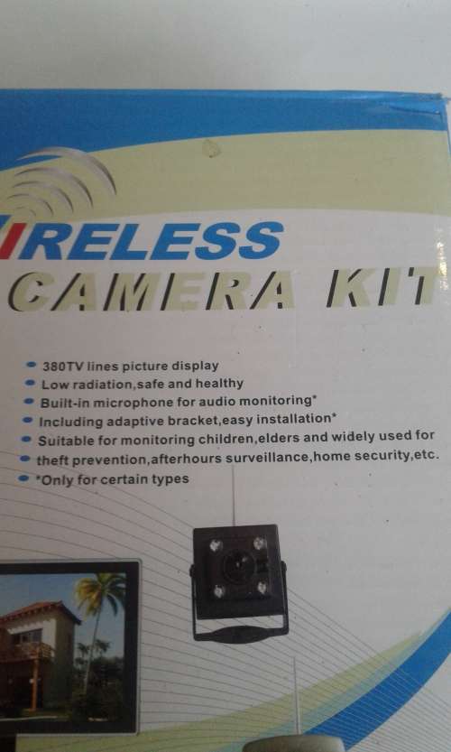 WIRELESS CAMERA KIT (MONITORING CHILDREN,ELDERS AND THEFT PREVENTION )