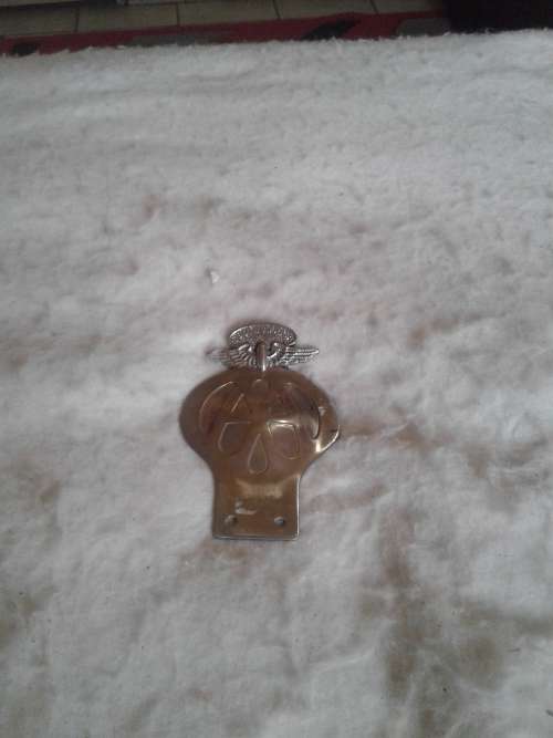 ORIGINAL SA METAL AA CAR BADGE_'SILVER