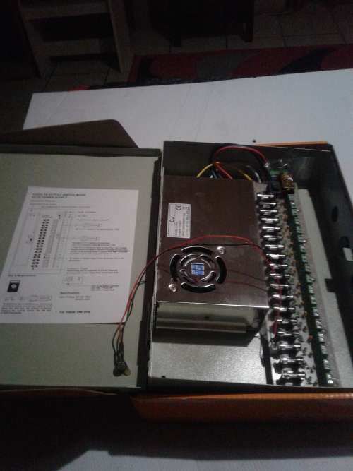 12 VDC,18 OUTPUT SWITCH MODE CCTV POWER SUPPLY