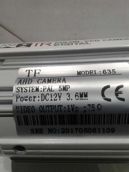 2 X AHD ,5MP COLOR CAMERAS,ONE BID