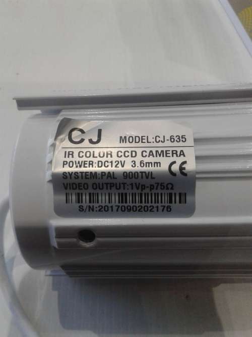 INFRARED DAY/NIGHT CJ COLOR CCTV CAMERA INCL.BRACKET