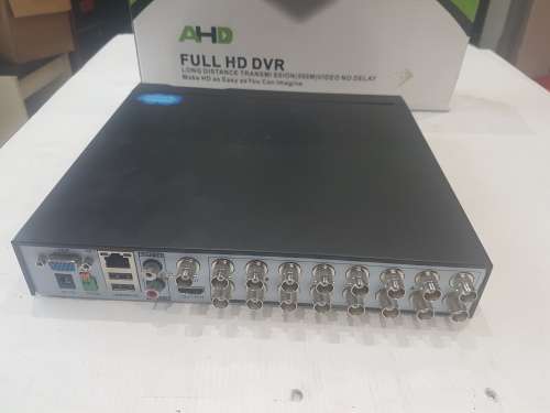 16 CHANNELS FULL HD_AHD DVR INCL.POWER SUPPLY,REMOTE AND MOUSE