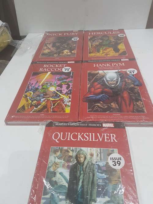 5 X MARVELS HARDCOVER COMICS (TO CHOSE OR TAKE ALL)