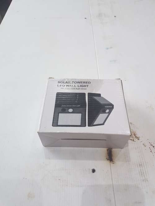 SOLAR POWERED LED WALL LIGHT (PIR SENSOR +NIGHT SENSOR)