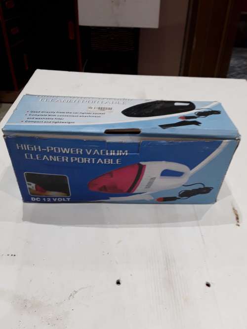 PORTABLE HIGH POWERED VACUUM CLEANER(FOR YOUR CAR)