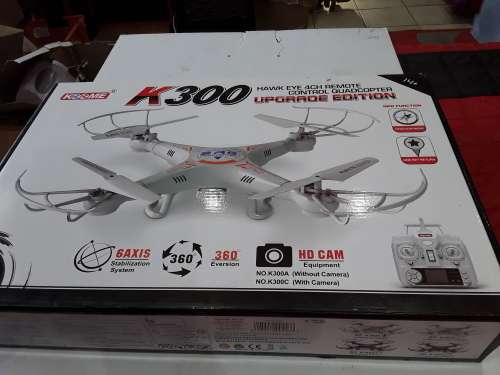 K300 HAWK EYE 4CH REMOTE CONTROL QUADCOPTER(UPGRADE EDITION)INCL.CAMERA
