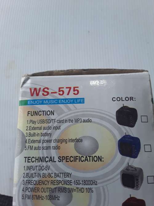 MINI DIGITAL USB MP3 HI FI SPEAKER & RADIO