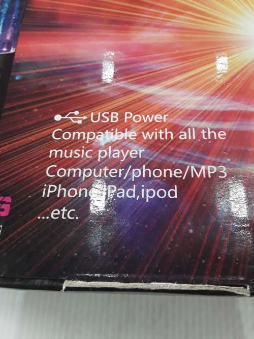 USB DANCING WATER SPEAKERS(COLOUR WHITE)