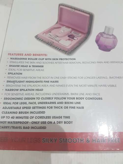 3 IN ONE EPILATOR AND SHAVER SET IN LOVELY CASE
