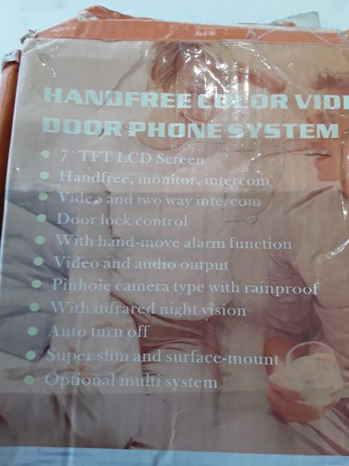 COLOR MONITOR VIDEO DOOR PHONE(HANDSFREE)NIGHT VISION ,ETC....7"TFT ,LCD MONITOR