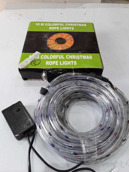 10 M COLORFUL CHRISTMAS ROPE LIGHTS