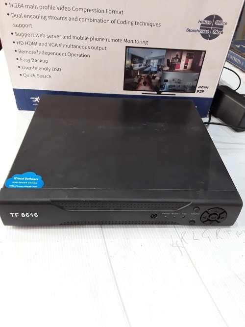 16 CHANNELS FULL HD AHD 1080P,5MP DVR INCL.POWER SUPPLY,REMOTE AND MOUSE (MOBILE VIEWING)