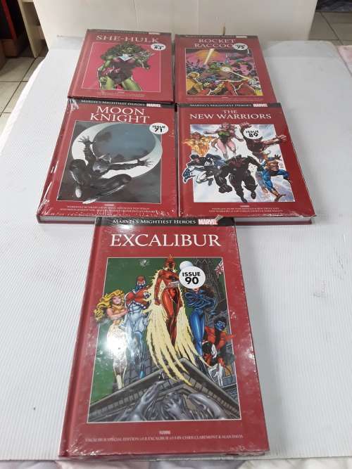 5 X MARVELS HARDCOVER COMICS (TO CHOSE OR TAKE ALL)