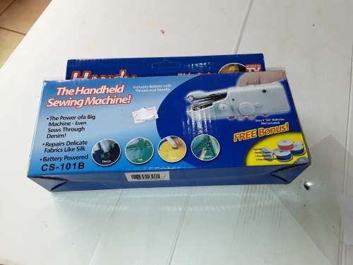 HANDY HANDHELD SEWING MACHINE (DENIMMSILK,CRAFTS, DRAPES)BATTERY POWERED