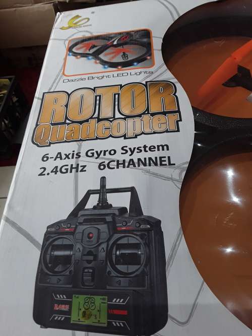 6 AXIS GYRO SYSTEM ROTOR QUADCOPTER(2.4GHZ)REMOTE CONTROL_SEE DESCRIPTION FOR SHIPPING